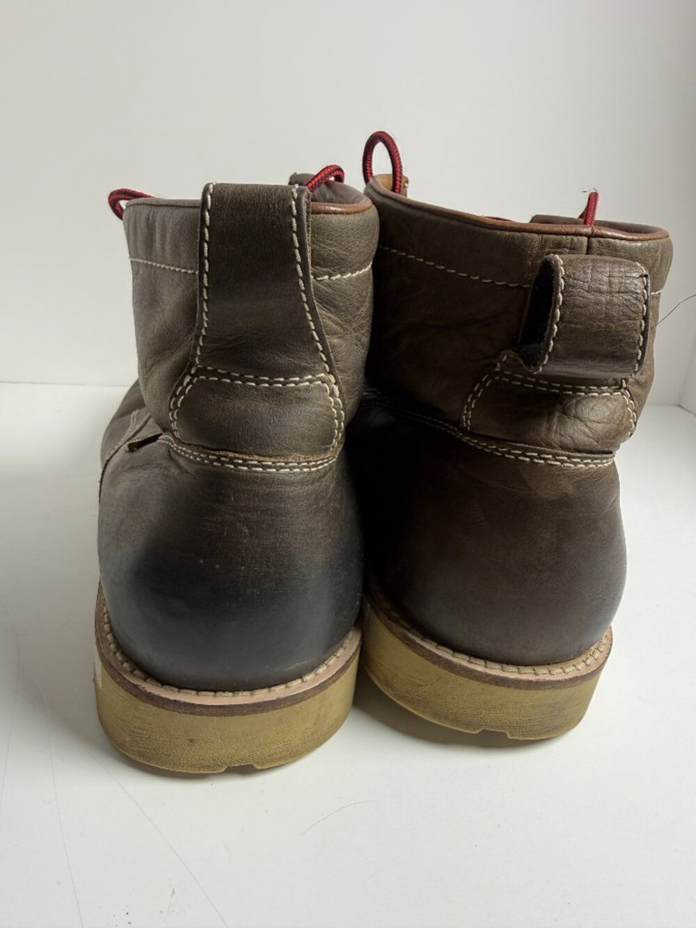 Keen The 59 Moto Brown Oiled Leather Lace Up Rounded Toe Boots Mens 13M - Picture 7 of 9